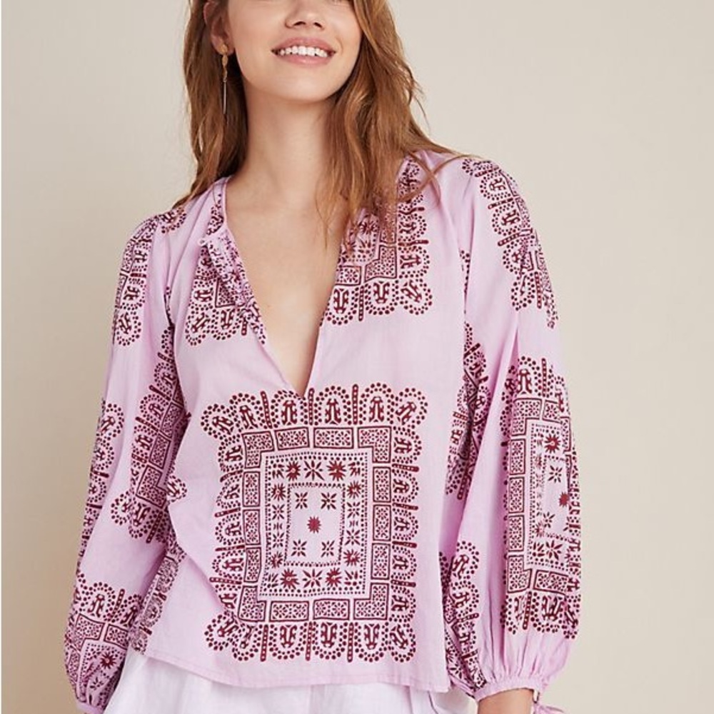 Anthropologie Nalii Blouse Size M, Not sold online anymore